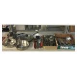 Pots, Pans, Knives, BBQ Utensils, and More.