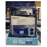 8 Lockermate 7pc Locker Kits. Blue & Black.