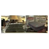 New Triangular Wedge Pillow Set and Coleman Queen