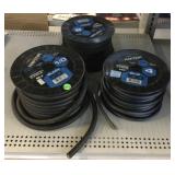 3 Rolls of Various Size Ground and Power Cable.