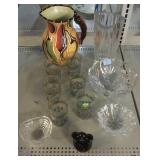 Marquis Bowl, Vintage Glass Set, Decorative