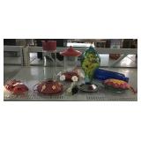 Decorative Bird Feeders.