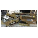 Variety of Auto Parts in Boxes. Suspension and