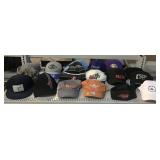 Assorted Hats. Harley Davidson, Aviators, Buc-Ees