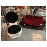 Commercial Waffle Maker and GF Grill.