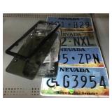 NV License Plates and Tinted Plate Cover Kit.