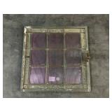 Stained Glass Casement Window. 15x15in