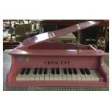 Pink Crescent Kids Grand Piano. Missing The Legs.