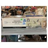 New in Box Metal Shelving Unit.