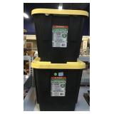 2 Greenmade 12 Gallon Storage Containers