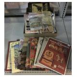 Vintage Crafting/Quilting Books and Vintage Maps,