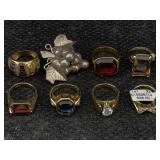 Box Of Sterling & Fashion Rings, Tw 13g (only