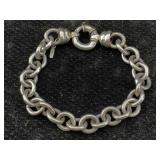 Sterling Silver Bracelet, Tw 91.9g, Sz 10in Long,