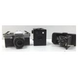 3 Asstd Vtg Cameras. Untested