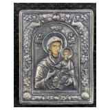 950 Sterling Silver Religios Frame, Tw 27.7g, Sz