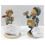 2 W. German Hummel Figurines by Goebel. Postman &