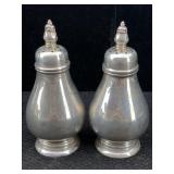 Sterling Silver Salt & Pepper Shakers, Tw 138.4g,
