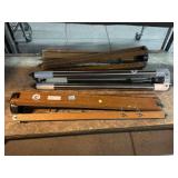 3 Vtg Surveyor transit tripods, Item number #28