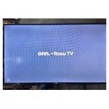 Onn RoKu 4k 50in TV w/power cord, model 100012585,
