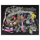 Fashion Jewelry Incl. Necklaces, Watches & Some