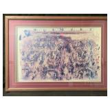 LeRoy Neiman Stock Exchange Print 30x43