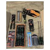 New Tools incl. Screwdriver set, magnetic pick up