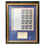 OJ Simpson Signed Uncut Sheet Of 1995 Ted