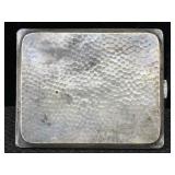 Sterling Silver Cigarette Case, Tw 92g, Embellishe