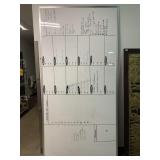Huge 8ft x 4ft Dry Erase White Board w/ Removable