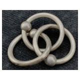 Tiffany & Co. Sterling Silver Baby Rattle, Tw 44g,