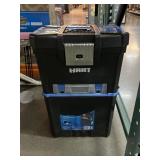 Hart black & blue tool box on wheels