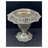 Bailey Banks & Biddle Sterling Silver Vase Tw 297g