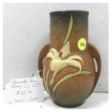 Vtg Roseville Zephyr Lily Vase 6.5in