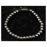 Sterling Silver Bracelet, Tw 20.5g, Sz 8in Long