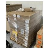 Pallet of New Carlisle cafeteria tray, from high