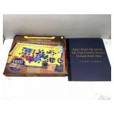 1999-2008 First State Quarters Of The Us Coll. Map