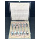 6 Rolex Spoons In Box, See Photos