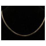 Sterling Silver Necklace, Tw 22.3g, Sz 30in Long