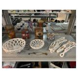 Braided Bread Baskets, Vintage Tins, and Plant