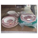 Vintage Royal China Memory Lane Serving Dishes.