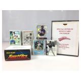 Mixed lot of baseball cards with stars