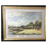 This framed artwork appears to be a reproduction