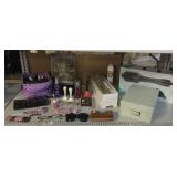 Assorted Makeup Products. Olla Bella Hair Set,