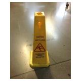 Caution Wet Floor sign, approx 16in tall