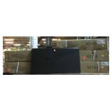5 Boxes w/13x24in plastic Black shelves, each box