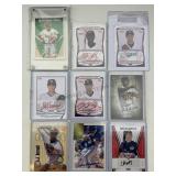 Baseball card lot autographed