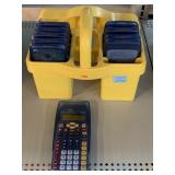 Texas Instruments Caddy and TI-15 Caculators.