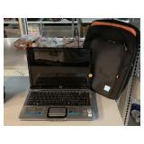 HP Laptop and Bag. No Cords. Untested.