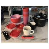 Slow Cooker, Tupperware, and More.