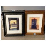 7 Mexico Signed Art Prints. Approx 7 x 14.